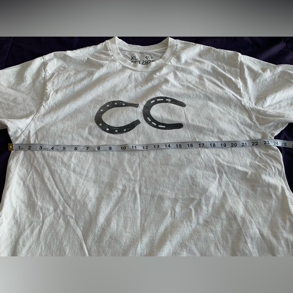 New Beyonce Cowboy Carter Ghost Star Tee 2025 White/Grey Size XL 100% Cotton - Picture 4 of 10